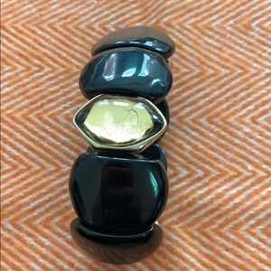 Chico’s Black and Gold Bracelet